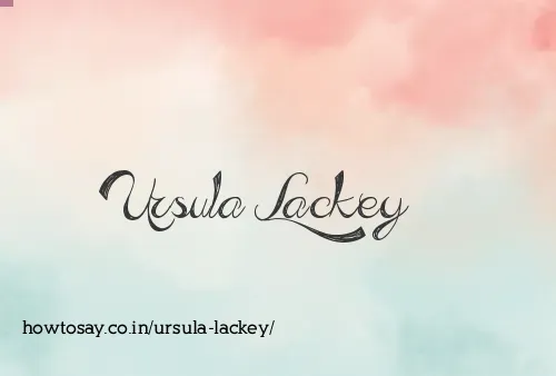 Ursula Lackey
