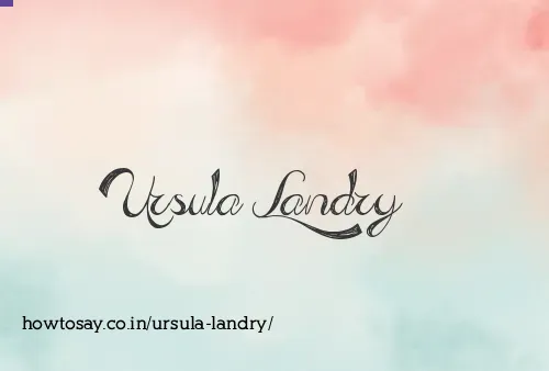 Ursula Landry