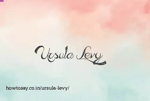 Ursula Levy