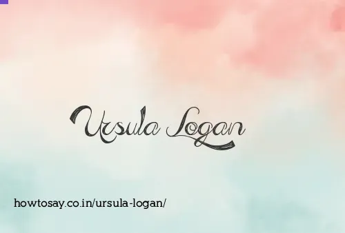 Ursula Logan