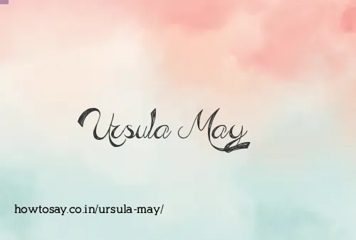 Ursula May