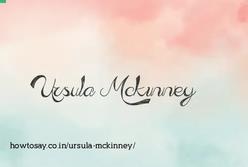 Ursula Mckinney