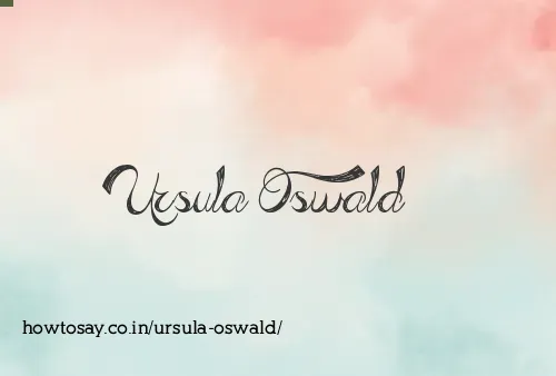 Ursula Oswald