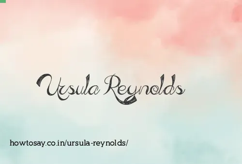 Ursula Reynolds