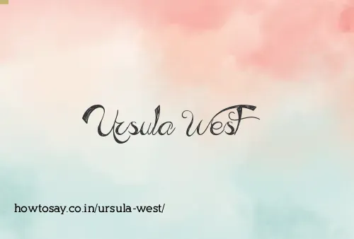 Ursula West