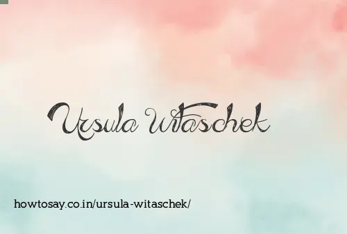 Ursula Witaschek