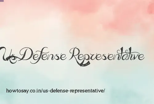 Us Defense Representative
