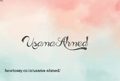 Usama Ahmed
