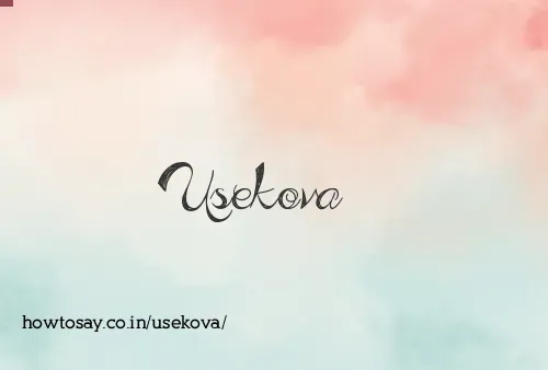 Usekova
