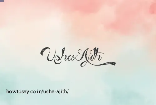Usha Ajith