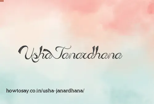 Usha Janardhana