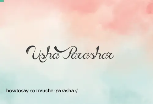 Usha Parashar