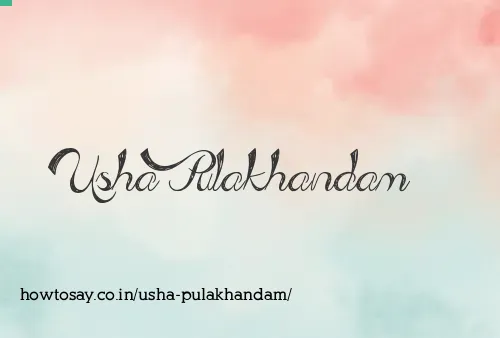 Usha Pulakhandam