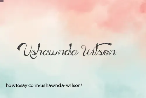 Ushawnda Wilson