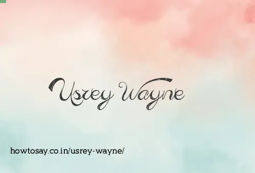 Usrey Wayne