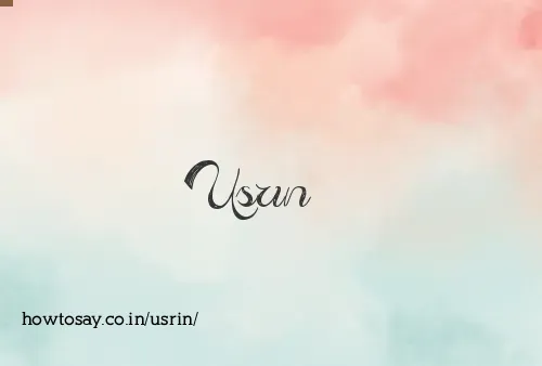 Usrin