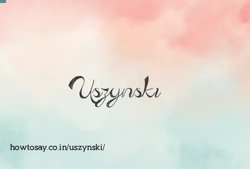 Uszynski
