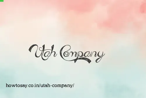 Utah Company