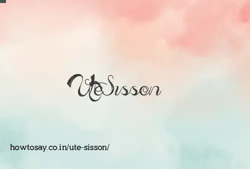 Ute Sisson