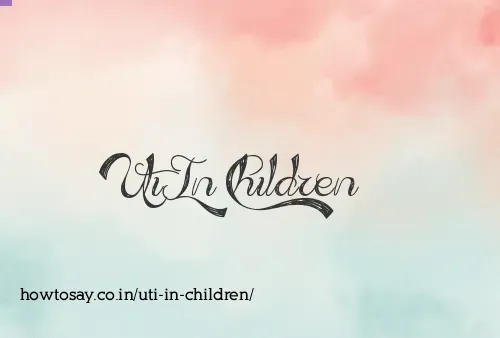 Uti In Children