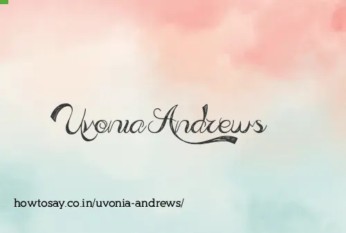 Uvonia Andrews
