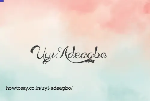 Uyi Adeagbo