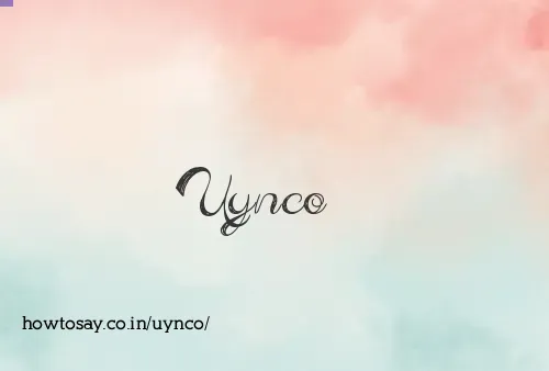 Uynco