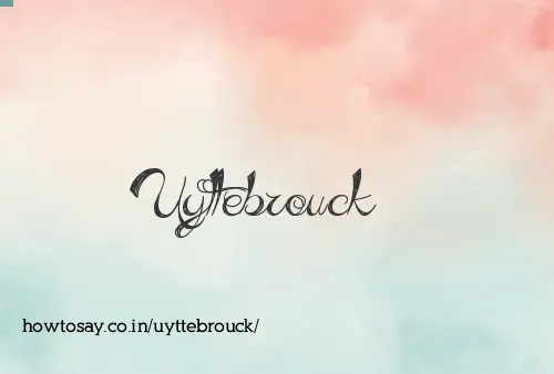 Uyttebrouck