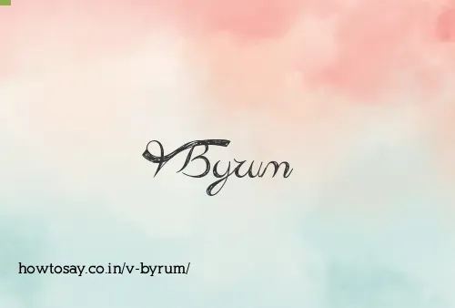 V Byrum
