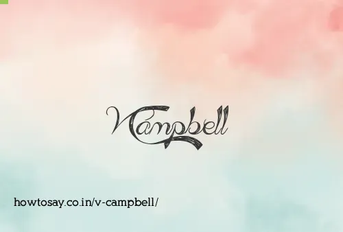 V Campbell