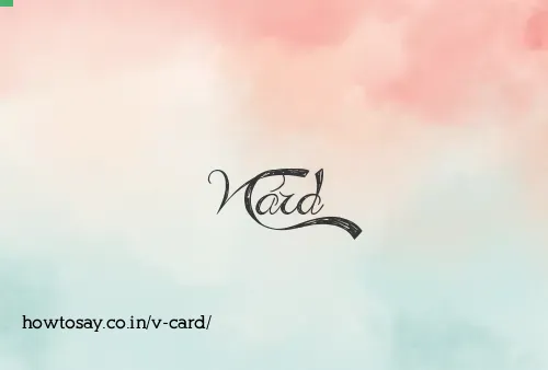 V Card