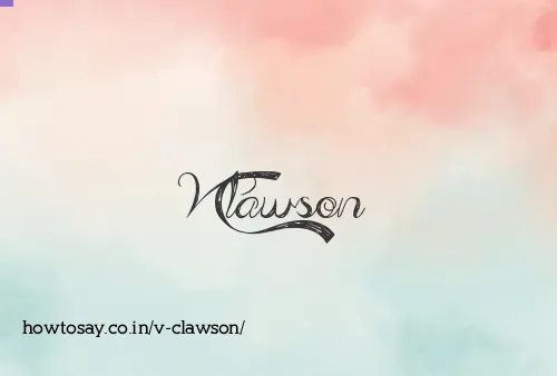 V Clawson