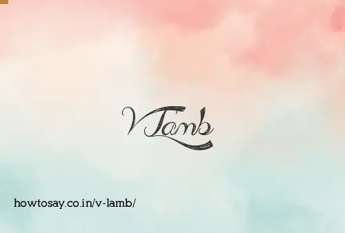 V Lamb