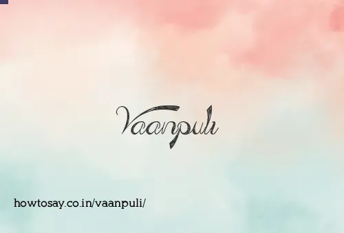 Vaanpuli