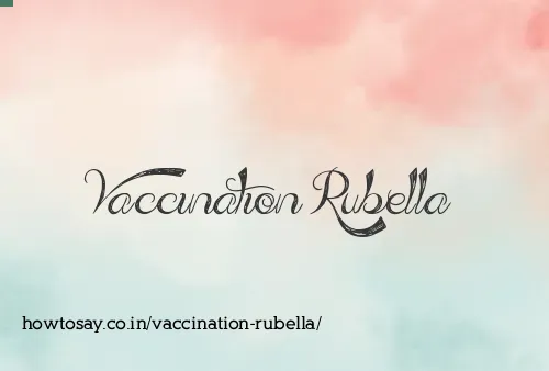 Vaccination Rubella