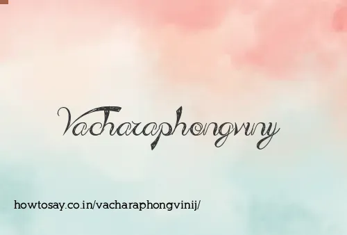 Vacharaphongvinij