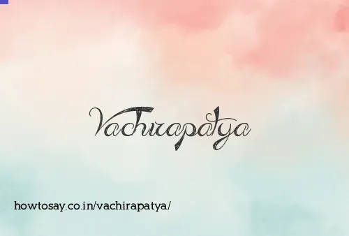 Vachirapatya