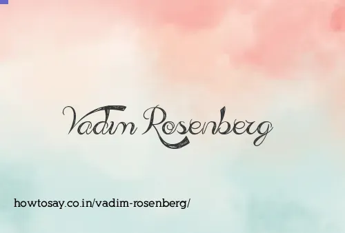 Vadim Rosenberg