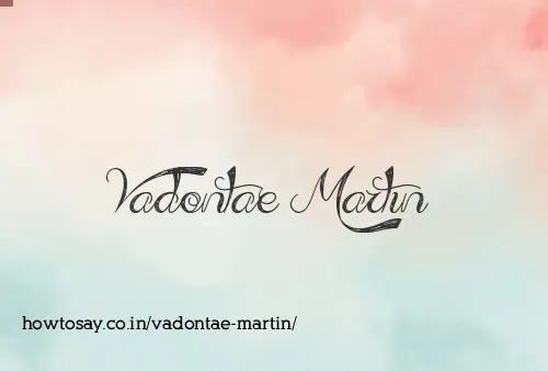 Vadontae Martin