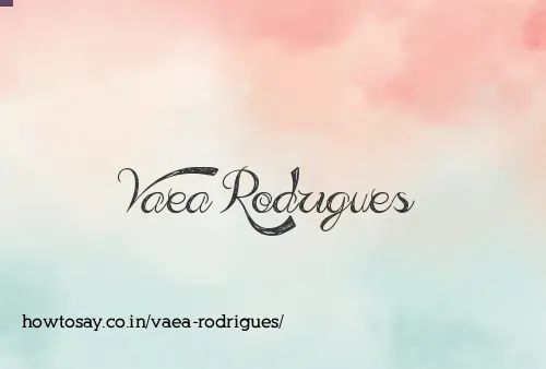 Vaea Rodrigues