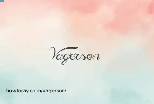 Vagerson