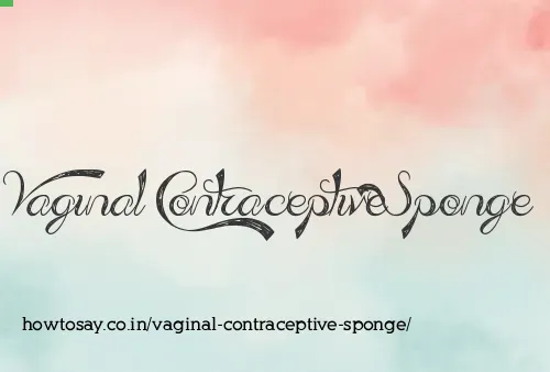 Vaginal Contraceptive Sponge