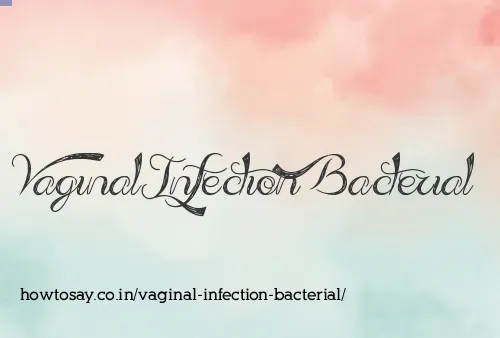 Vaginal Infection Bacterial