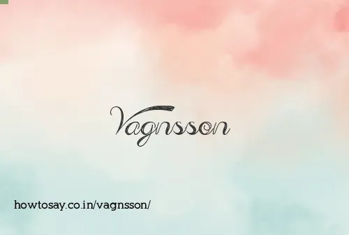 Vagnsson