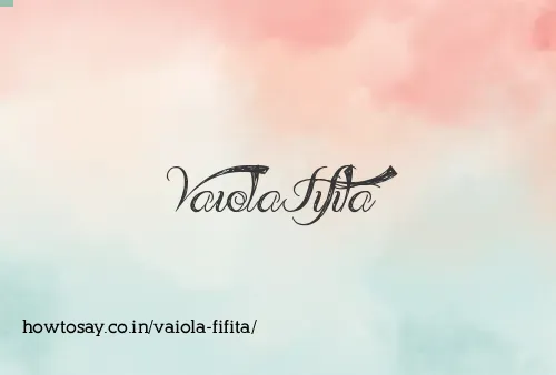 Vaiola Fifita
