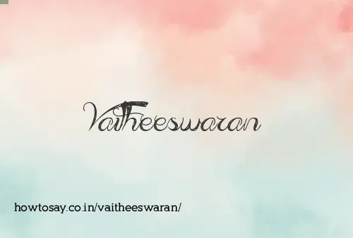 Vaitheeswaran