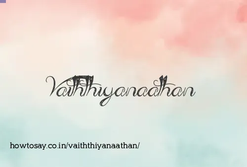 Vaiththiyanaathan