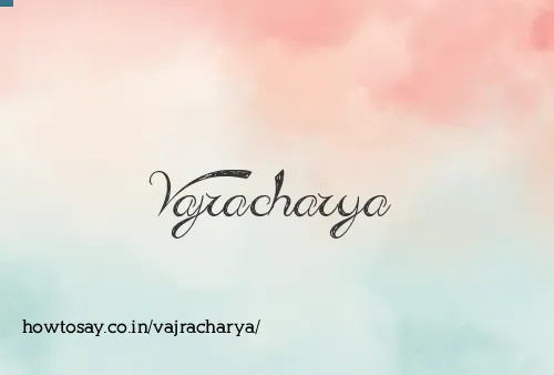 Vajracharya