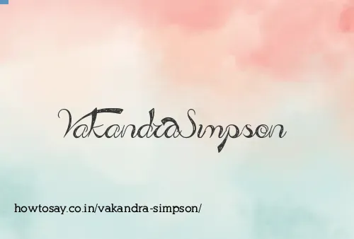 Vakandra Simpson