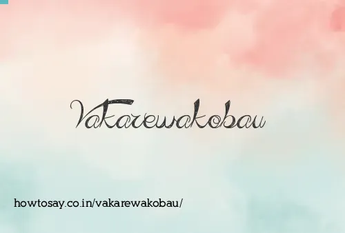 Vakarewakobau